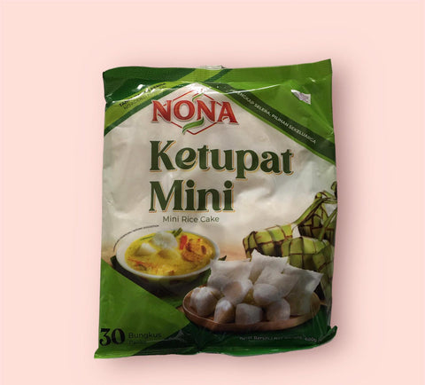 NONA MINI SATAY INSTANT RICE CAKE Ketupat 600gr